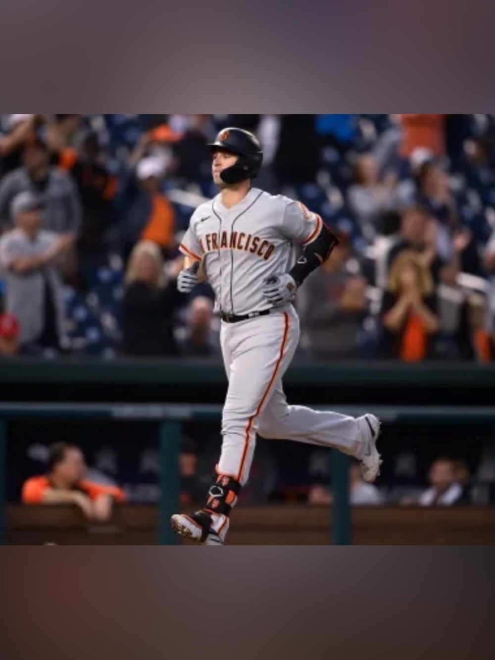 Nike San Francisco Giants Gray Buster Posey #28 Baseball MLB Jersey Men's Size L - Picture 4 of 9